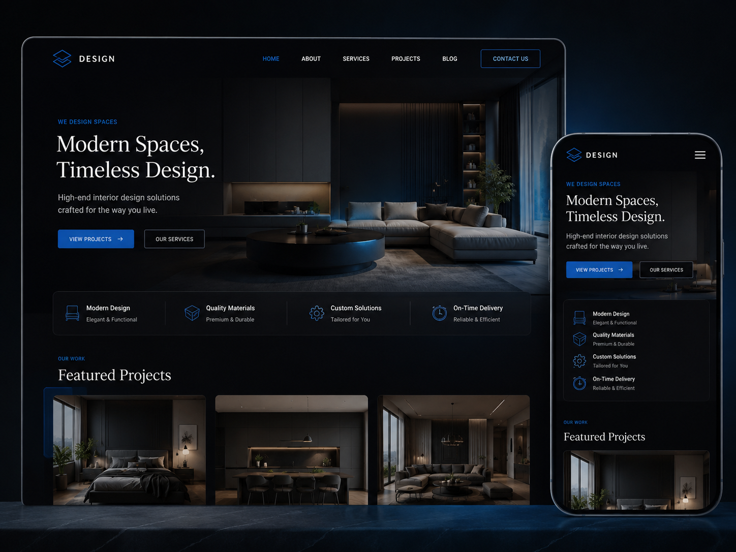 Website design and development portfolio